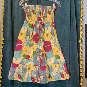 NWOT-Love stitch summer floral dress . Size large. Never worn